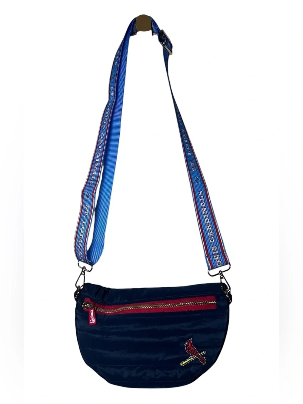 St. Louis Cardinals Phillips 66 Fanny Pack Crossbody Puffer bag removable strap - Picture 2 of 9